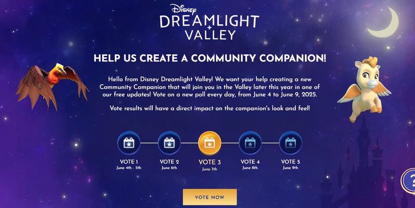 Disney Dreamlight Valley Community Companion voting website