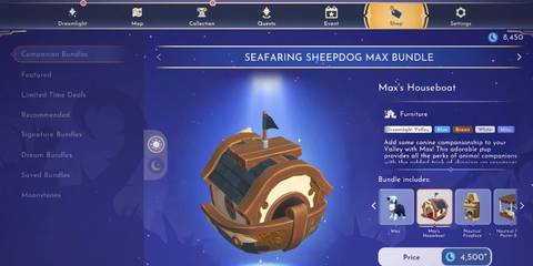 Disney Dreamlight valley Max boat