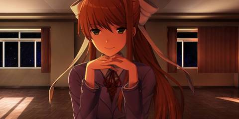 Doki Doki Literature Club Monika 