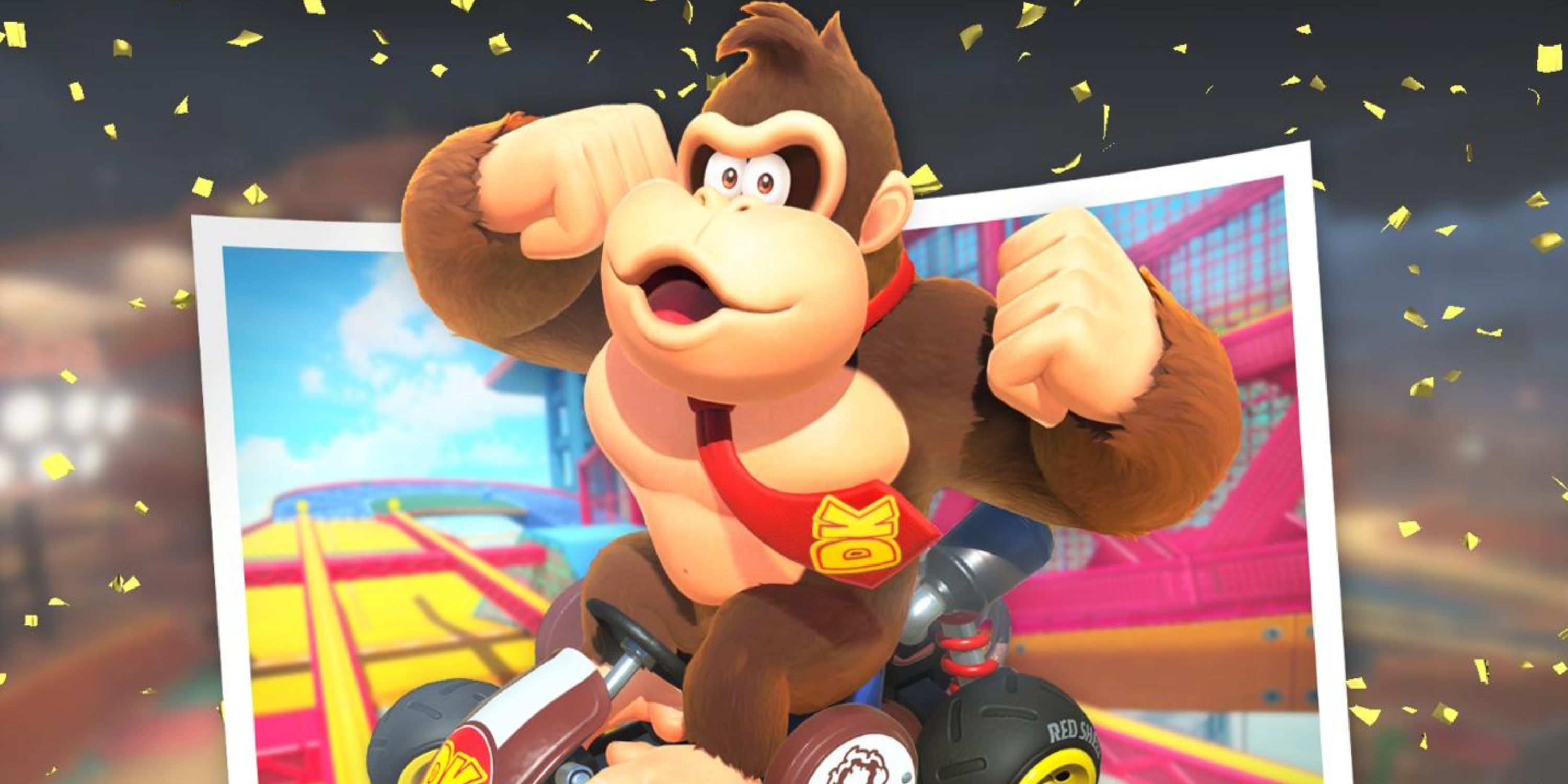 donkey kong in mario kart world