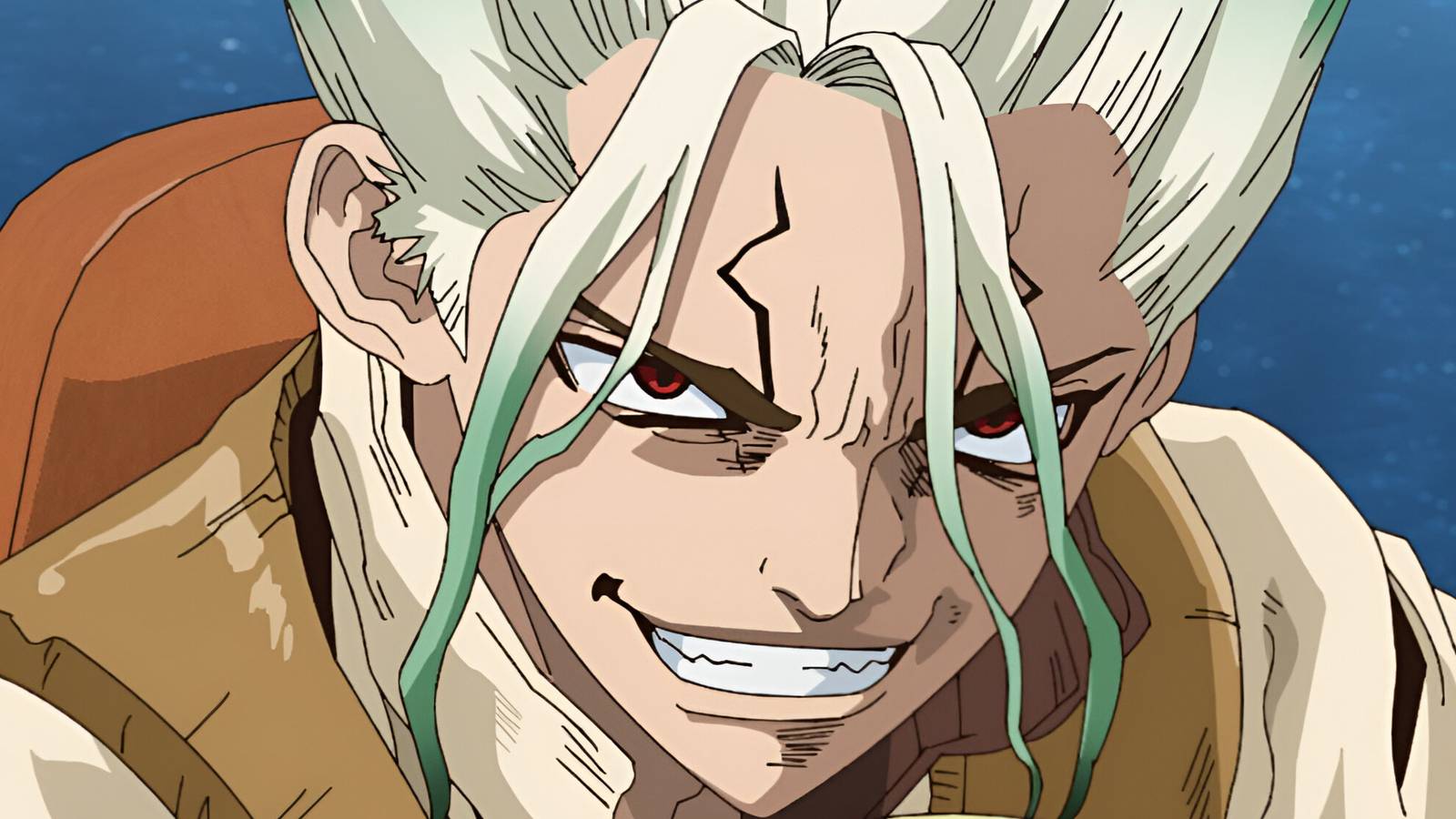 dr. stone senku ishigami smiling