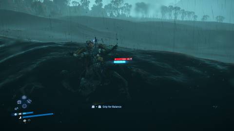 dragged into the tar