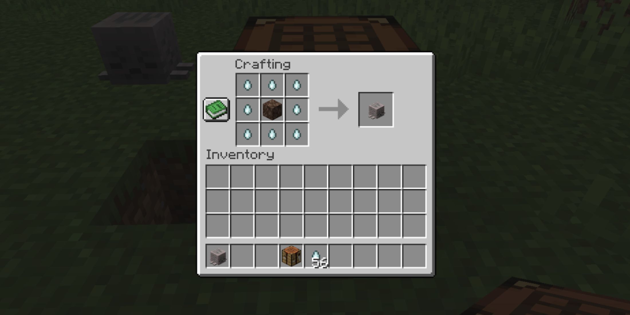Bloque ghasto seco en Minecraft