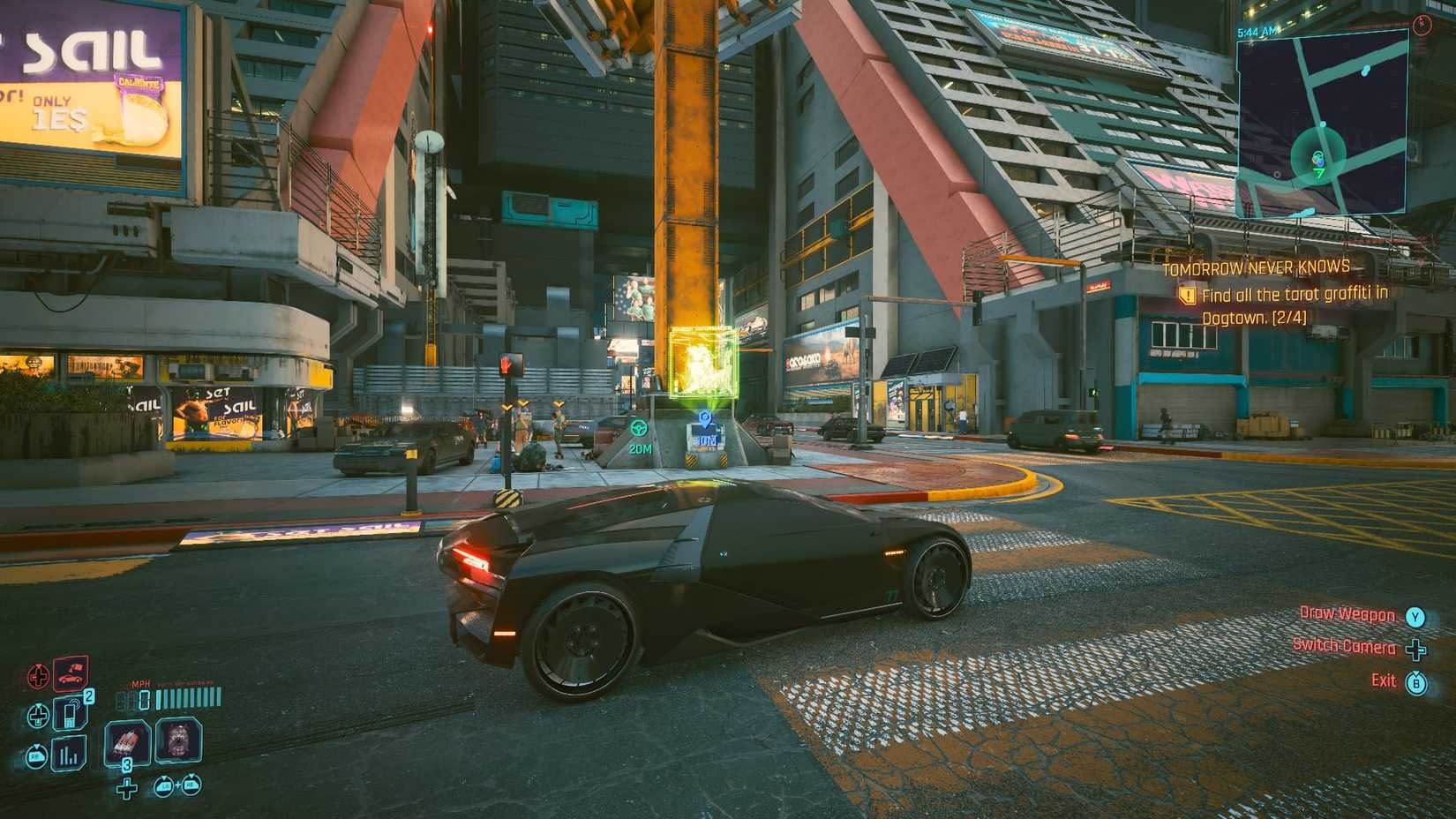 driving past fast travel point in cyberpunk 2077