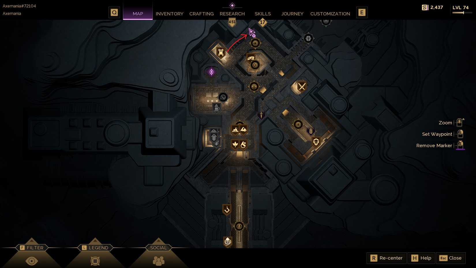 Dune Awakening Advanced Swordmaster trainer location