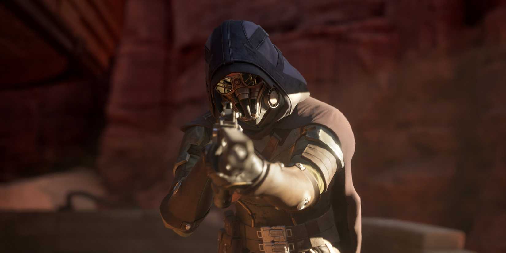 Dune Awakening character aiming weapon