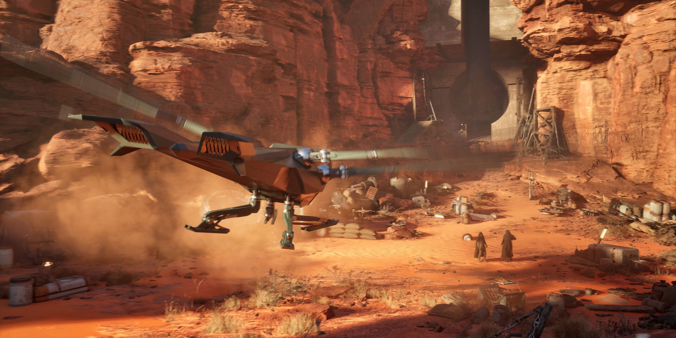Dune Awakening Ornithopter Landing