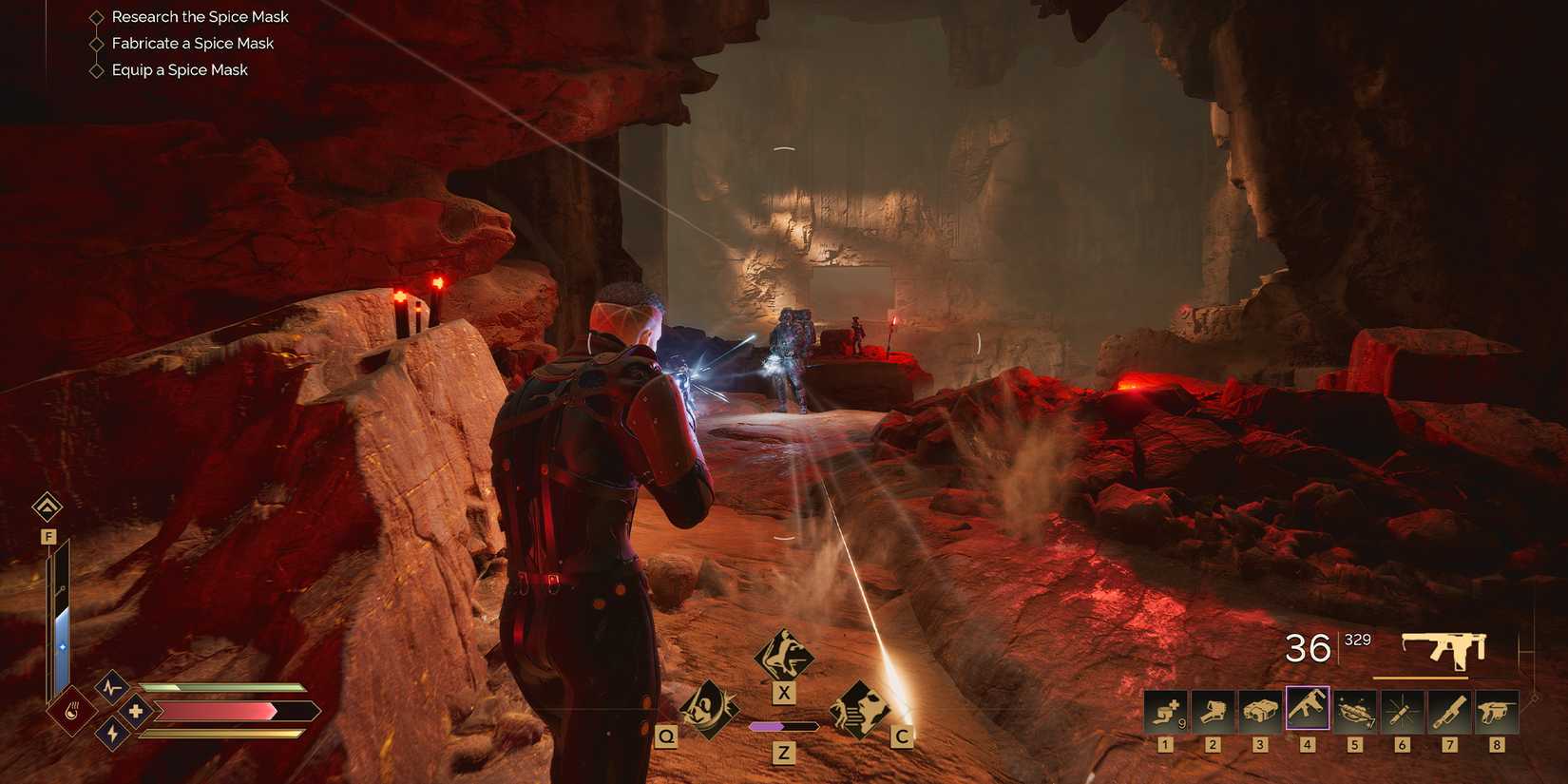 Dune Awakening ranged combat