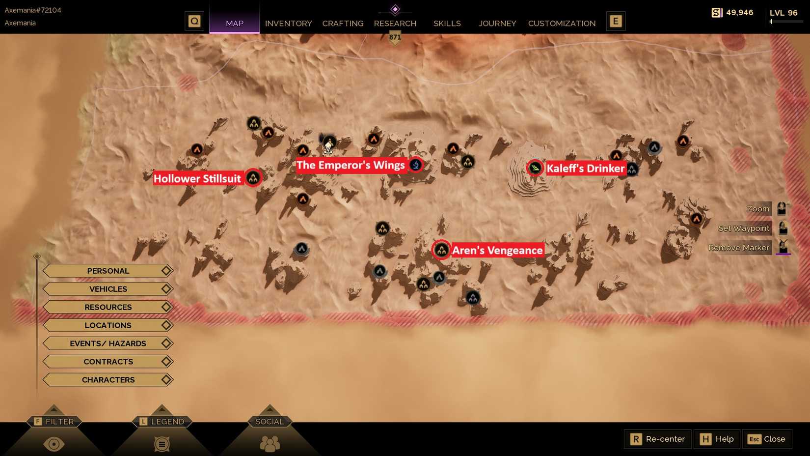 Dune Awakening Esential Unique Items in Hagga Basin