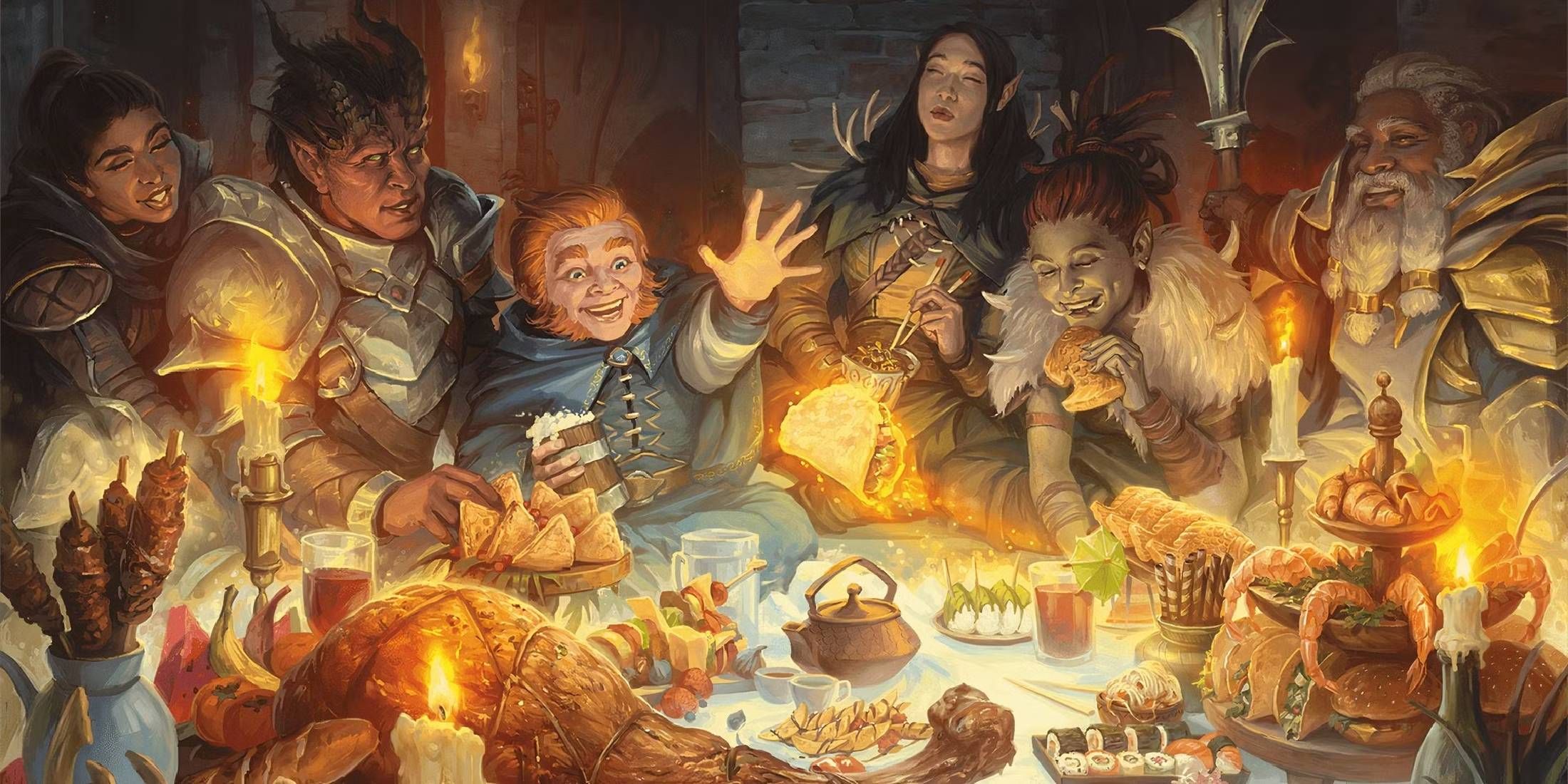 Dungeons and Dragons spell conjuring food
