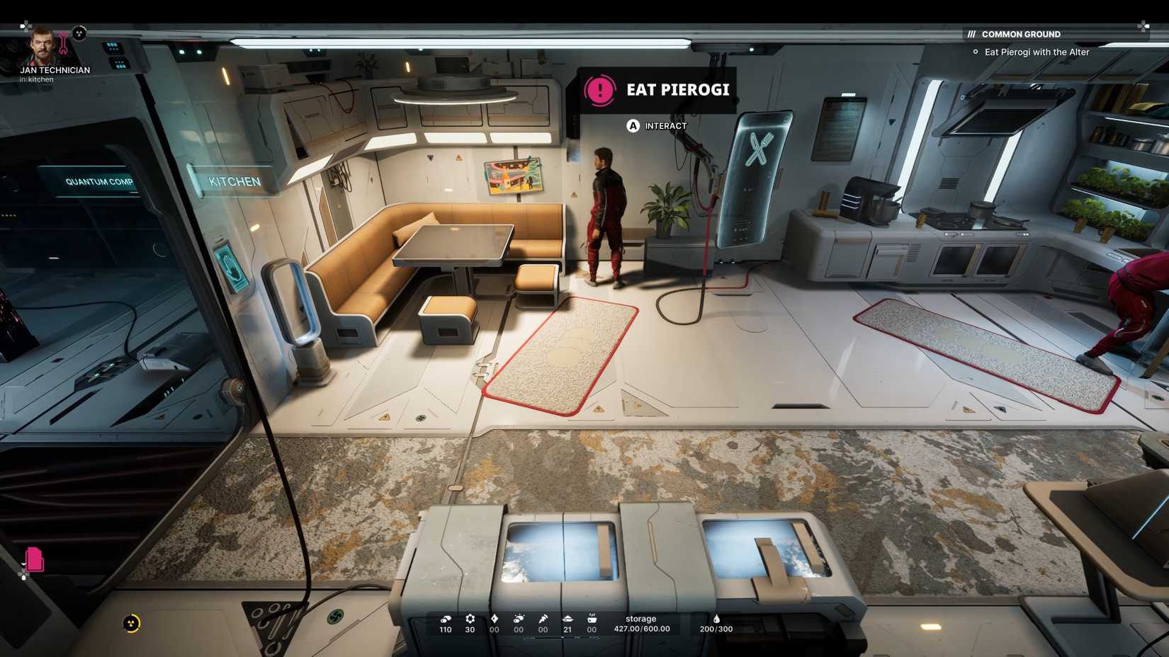 eat pierogi in the alters