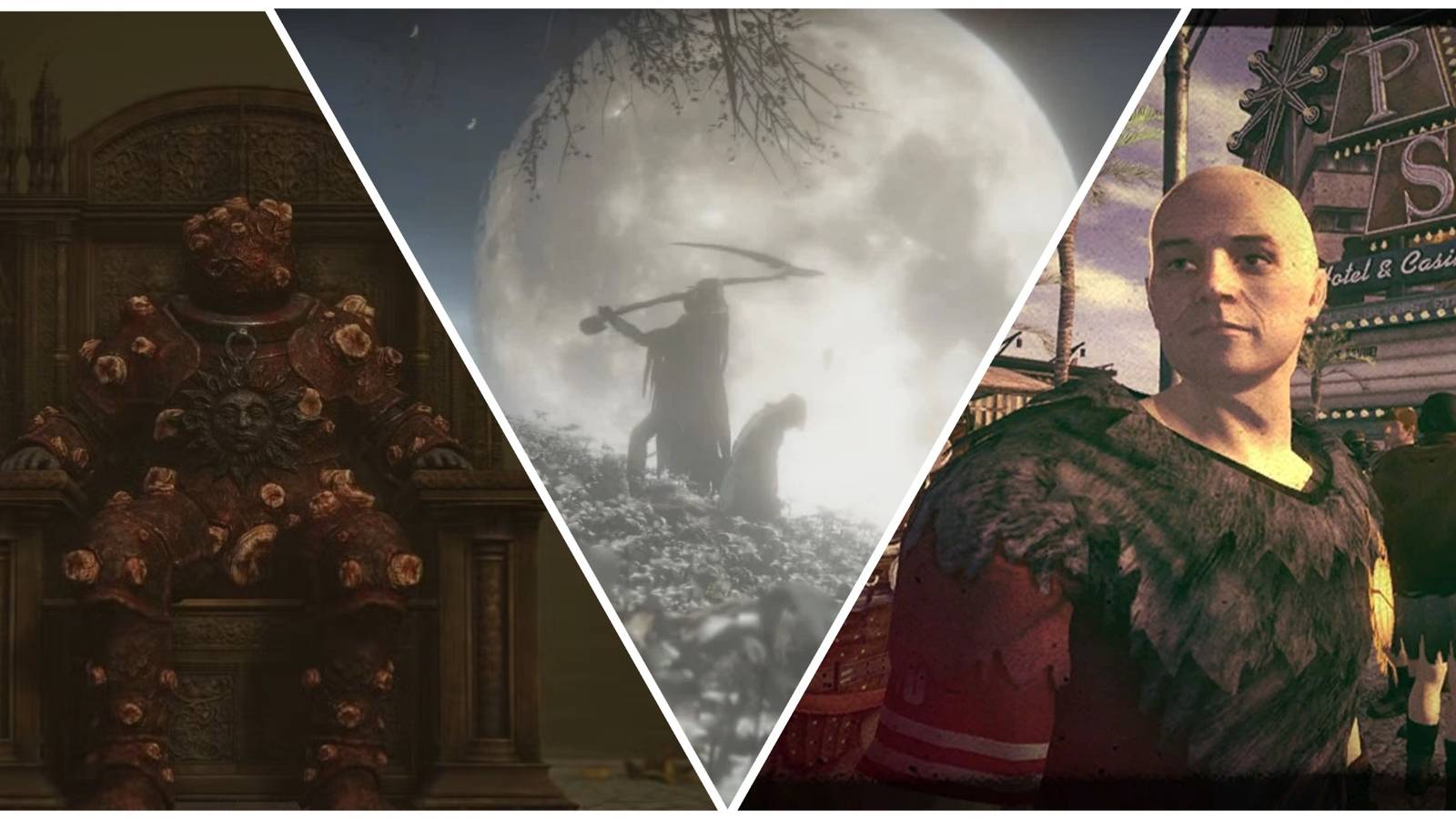 Elden Ring, Bloodborne, Fallout New Vegas Endings