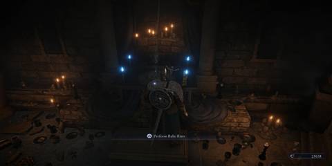 The Relic Rite Pedestal in the Roundtable Hold