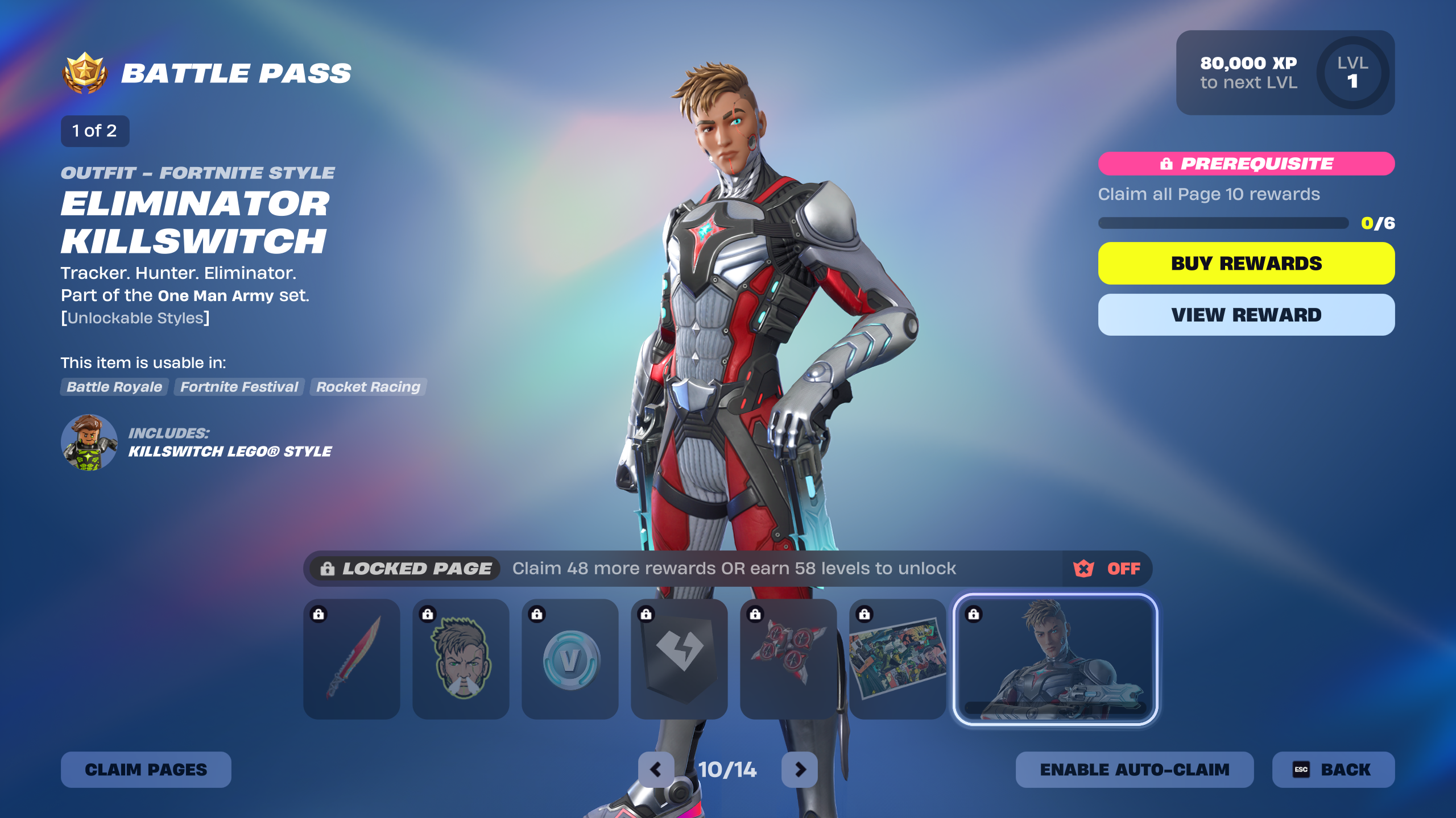 eliminator killswitch battle pass page