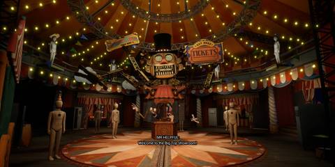 Entering Big Top Showroom FNAF Secret of the Mimic