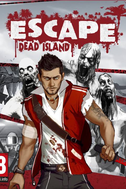 Escape Dead Island video game cover art tag