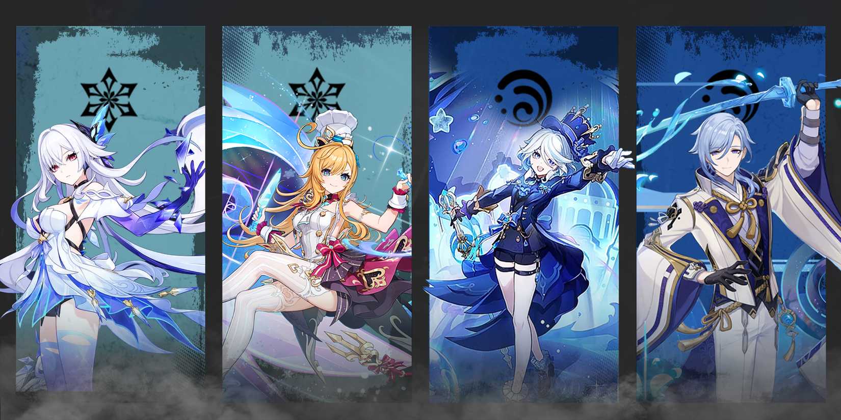 escoffier-furina- ayato-and skirk team composition guide in genshin impact