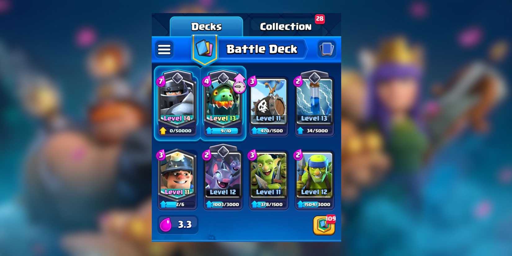 evo inferno dragon evo mega knight deck clash royale