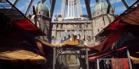 Exploring a town in Anthem