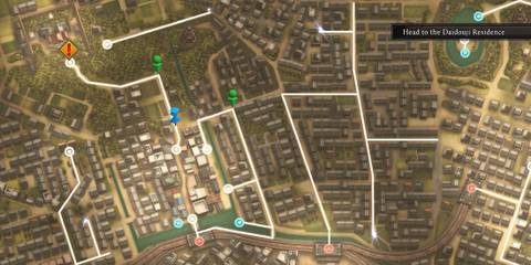 Exploring the map in Raidou Remastered The Mystery of the Soulless Army