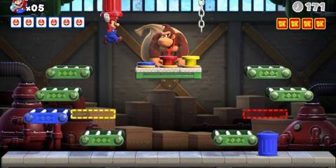 Facing DK in Mario vs. Donkey Kong (Switch)