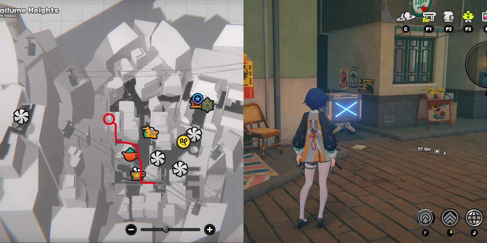 failume heights mini cargo trucks location 5 in zenless zone zero