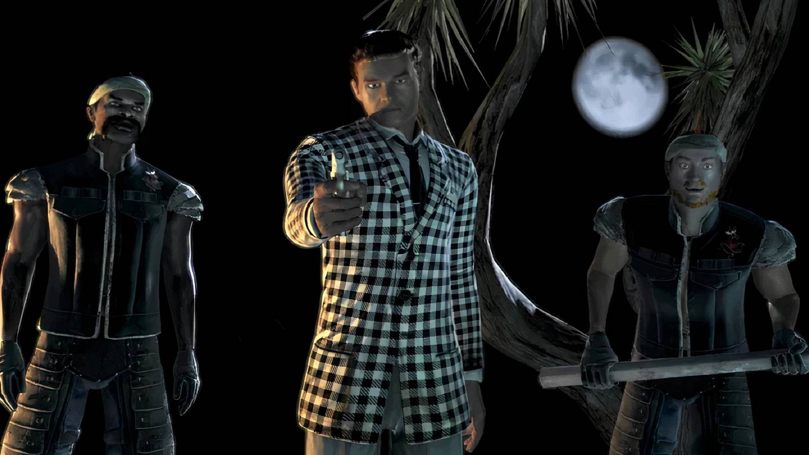 Fallout New Vegas Benny aiming gun at player