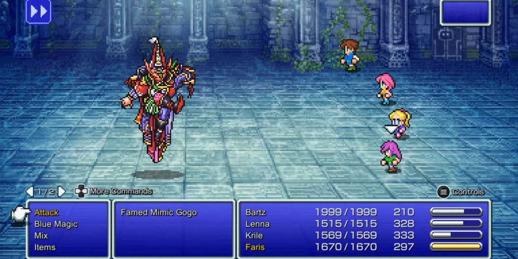 Famed Mimic Gogo in Final Fantasy 5