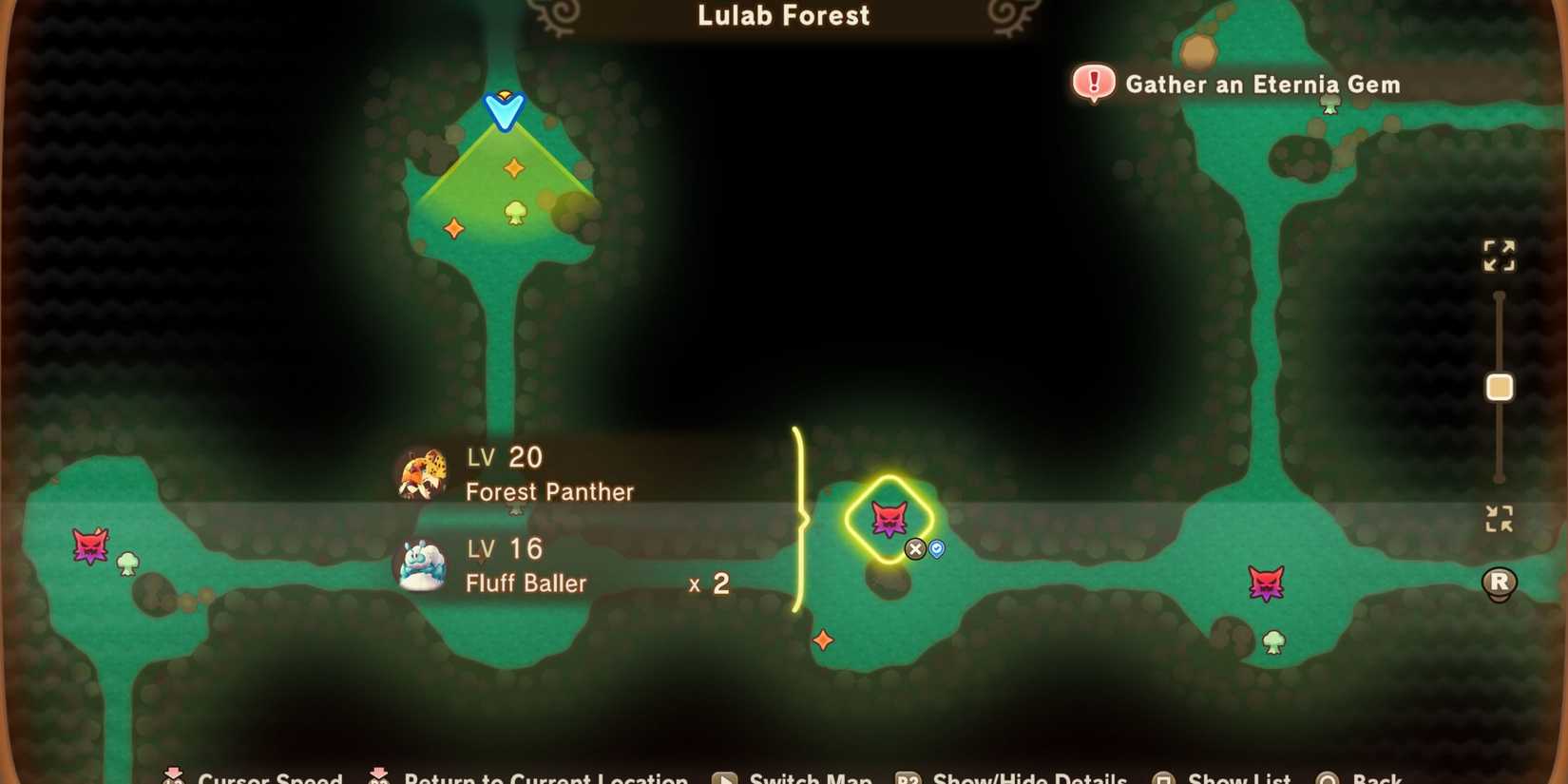fantasy life i the girl who steals time forest panther location in lulab forest