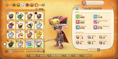 fantasy life i the girl who steals time gloves armor