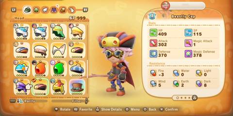 fantasy life i the girl who steals time head armor
