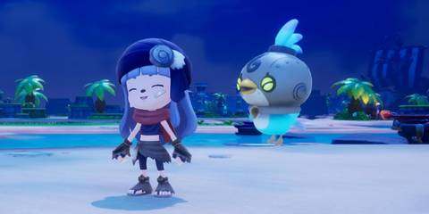 Image of a mercenary character and Trip in Fantasy Life i