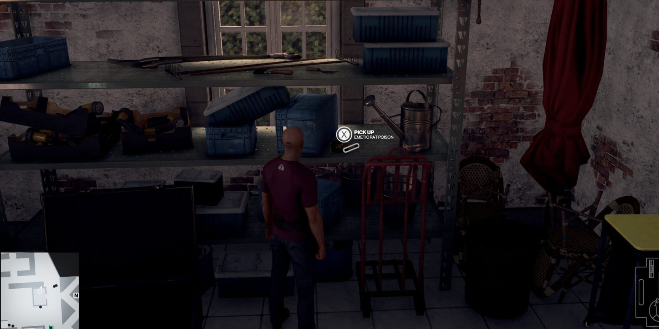 Hitman de veneno en el área de moda