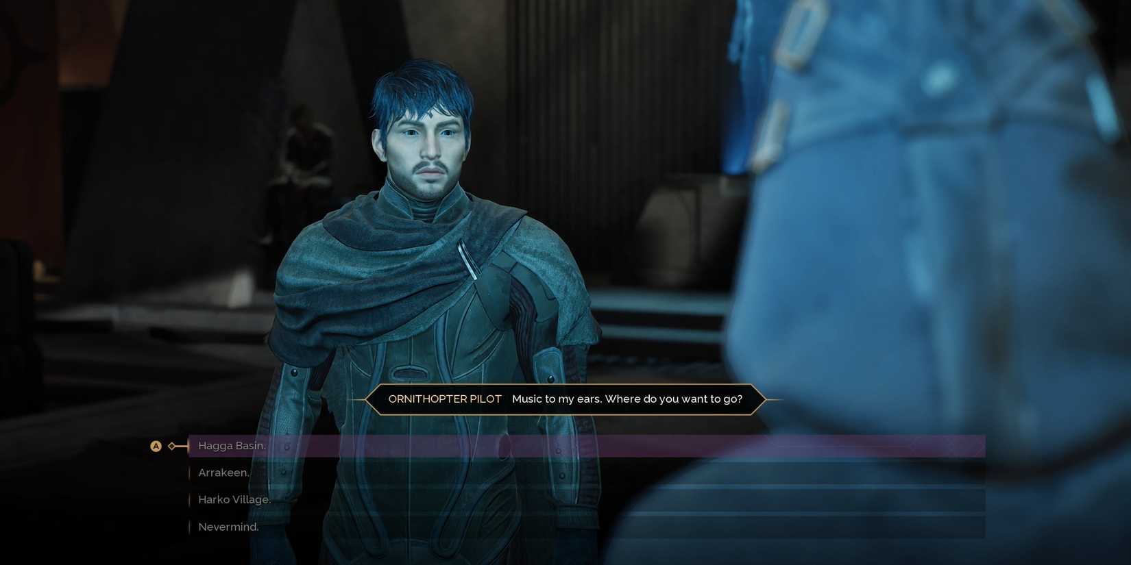 Fast Traveling Via Omnithopter Pilot Taxi Service Dune Awakening