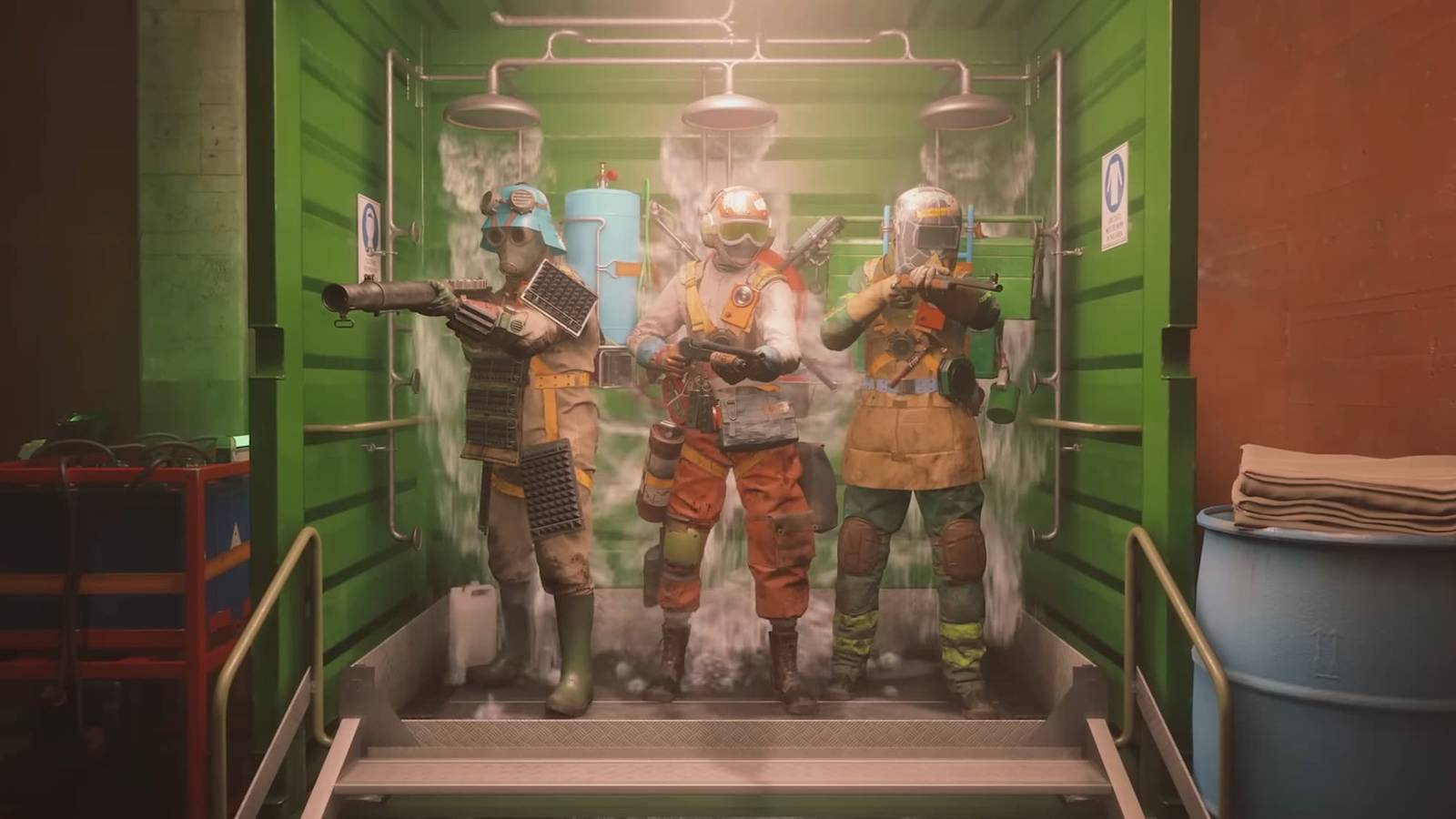 FBC FIrebreak Team Shower