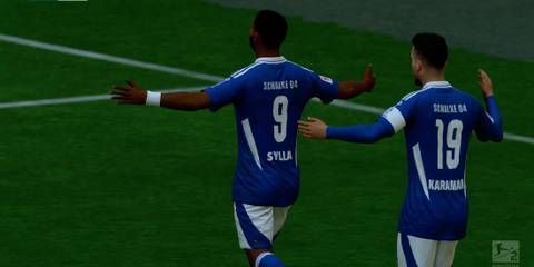 FC Schalke 04 Celebrating A Goal In EA Sports FC 25