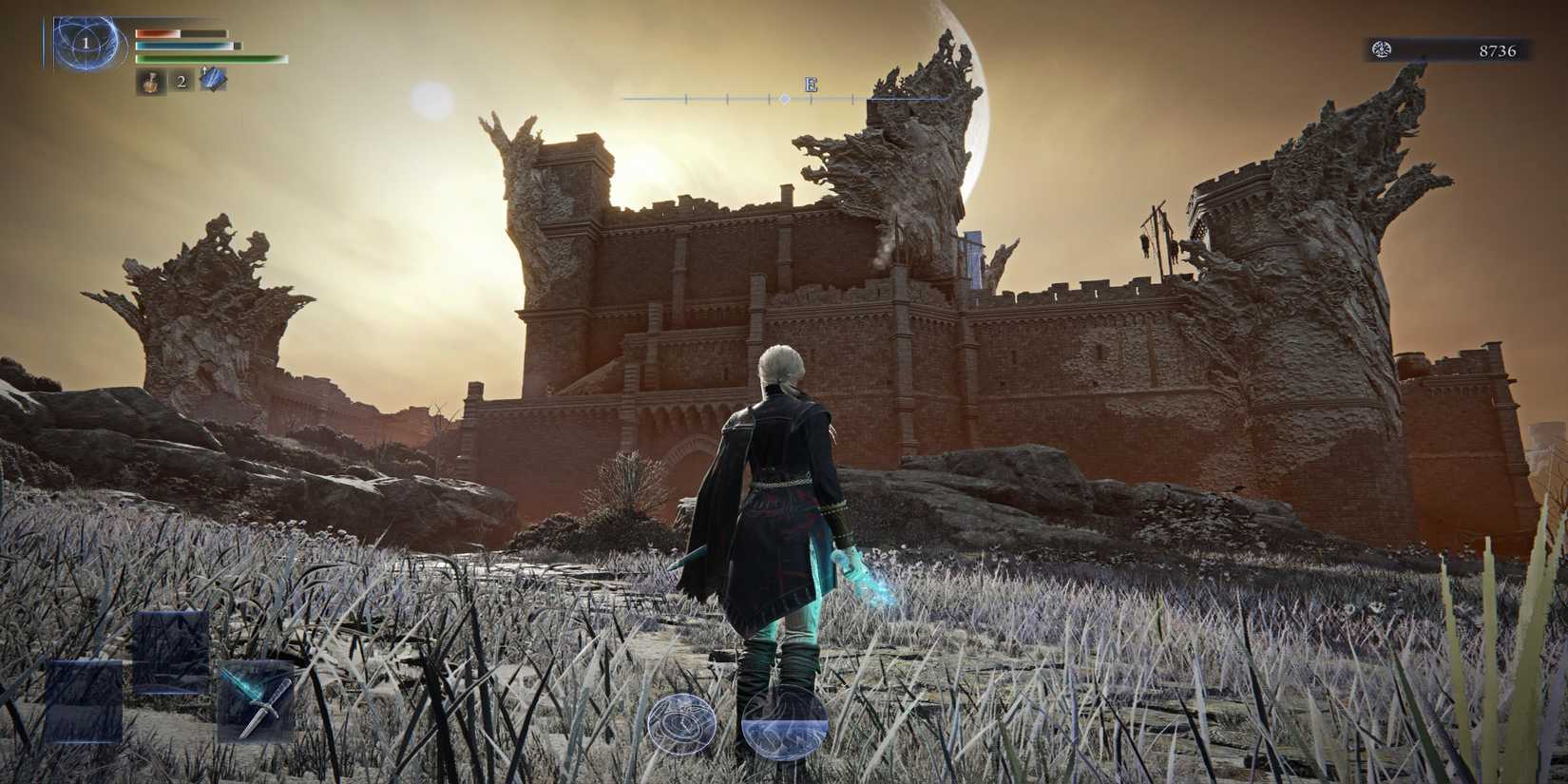 The Player Facing The Central Castle 
