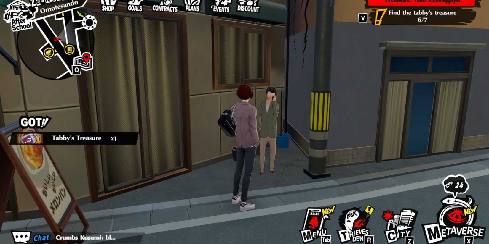 Fifth Orange Tabby Treasure Location P5X