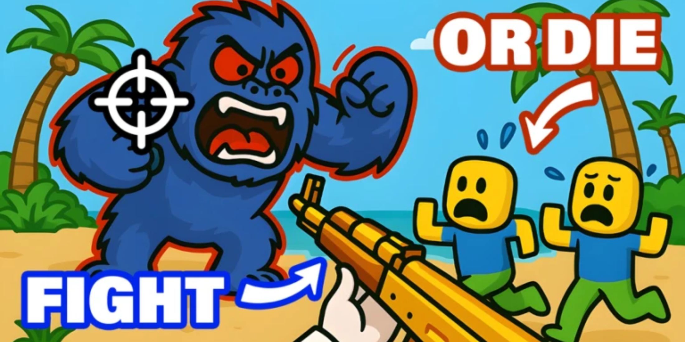 FIGHT DA GORILLA characters