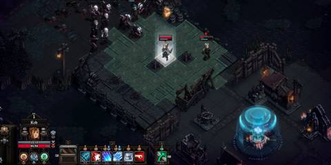 Fighting a battle in The Last Spell