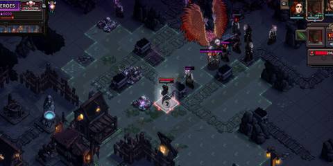 Fighting a boss in The Last Spell