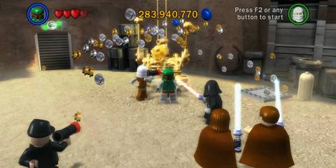 Fighting Boba Fett in Lego Star Wars