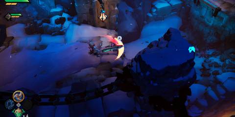 Fighting enemies in Darksiders Genesis