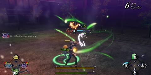 Fighting enemies in Raidou Remastered The Mystery of the Soulless Army