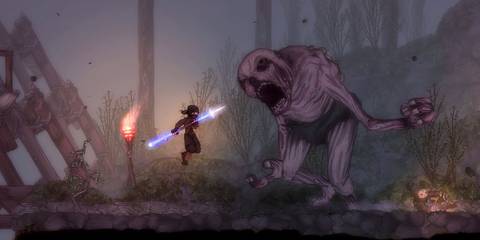 Fighting with a spear in Salt And Sacrifice