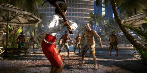Fighting zombies in Dead Island