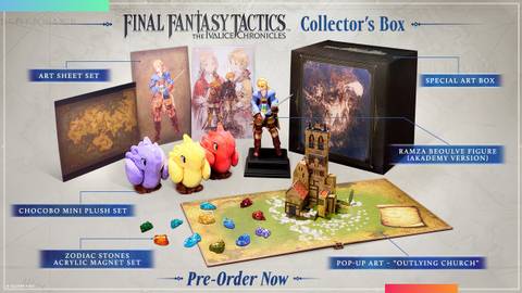 Everything in the Final Fantasy Tactics: The Ivalice Chronicles Collectors Box