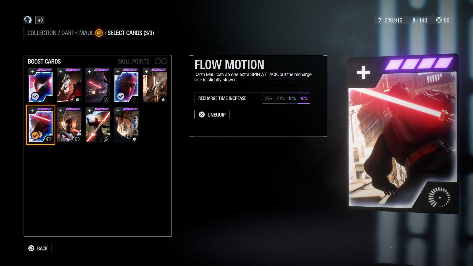 flow motion star card