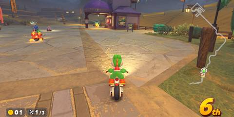 Flower Cup Mario Kart World Yoshi at Yoshi's