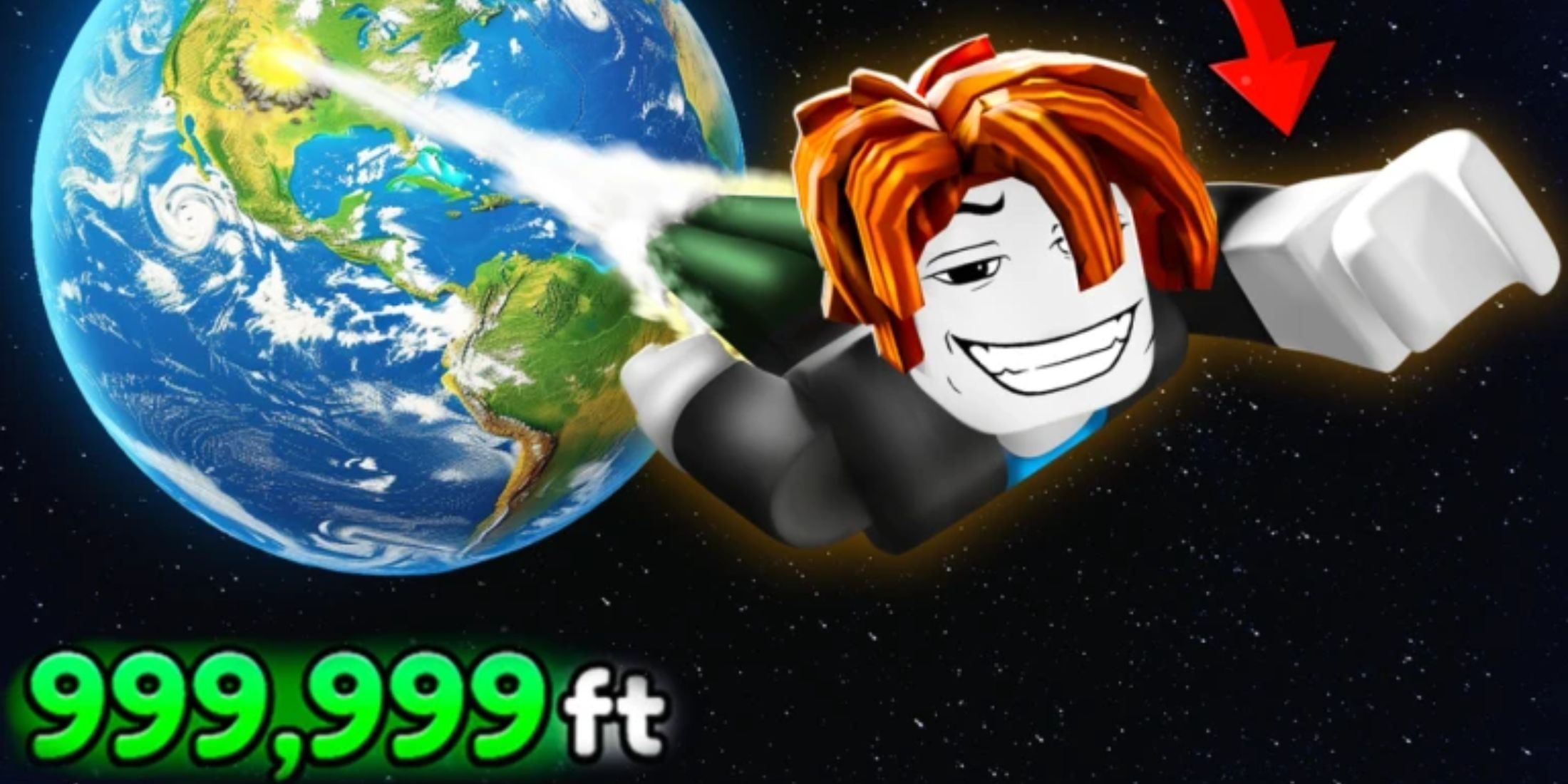 Fly to SPACE character